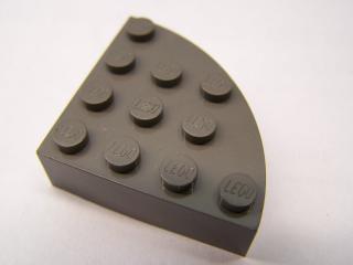 Lego Brick kulaté rohy 4 × 4 tmavě šedá