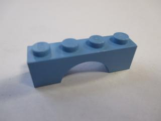 Lego Brick Oblouk 1 × 4 středně modrá