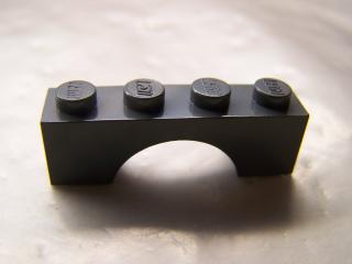 Lego Brick Oblouk 1 × 4 tmavě modrošedá