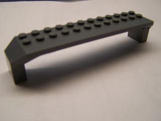 Lego Brick Oblouk 2 × 14 × 2 1/3 tmavě modrošedá