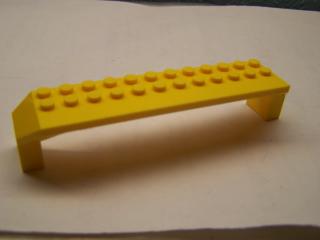 Lego Brick Oblouk 2 × 14 × 2 1/3 žlutá