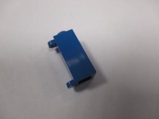 Lego Brick upravené 1 × 1 × 2 s držákem okenic modrá