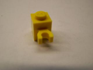 Lego Brick upravené 1 × 1 s klipem vertikal žlutá