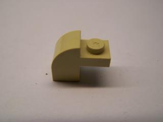 Lego Brick upravené 1 × 2 × 1 1/3 s  zakřivením nahoru tělová