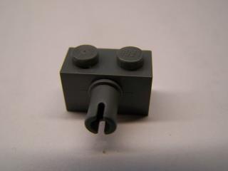Lego Brick upravené 1 × 2 s nopem tmavě modrošedá