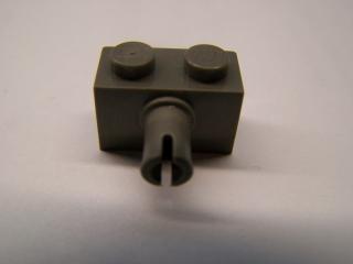 Lego Brick upravené 1 × 2 s nopem tmavě šedá