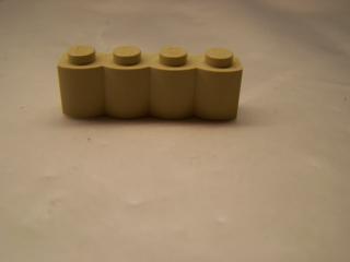 Lego Brick upravené 1 × 4 tvarovaná tělová