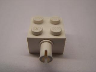 Lego Brick upravené 2 × 2 s nopem bílá