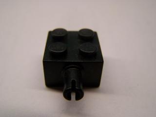 Lego Brick upravené 2 × 2 s nopem černá
