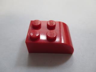 Lego Brick upravené 2 × 3 zakřivený vrchol červená,lego brick,