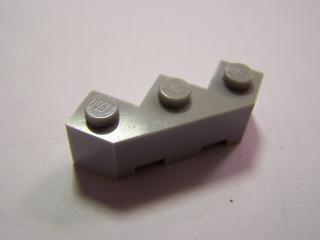 Lego Brick upravené 3 × 3 fazeta světle modrošedá
