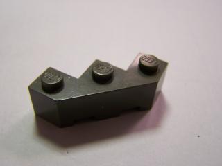 Lego Brick upravené 3 × 3 fazeta tmavě šedá