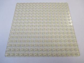 Lego Deska baseplate 16 × 16 průhledná čirá