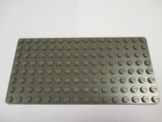 Lego Deska baseplate 8 × 16 tmavě šedá