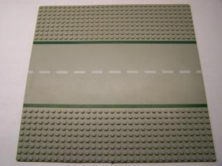 Lego Deska baseplate silnice 32 × 32 9 nopů rovná světle šedá