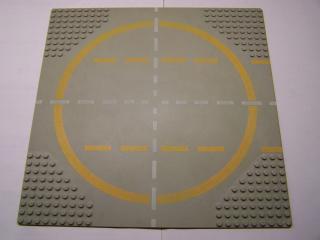 Lego Deska baseplate silnice 32 × 32 přistávací plocha světle šedá