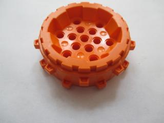 Lego Disk kolo tvrdý plast s malými hrabadly oranžová