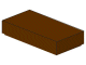 Lego Dlaždice 1 × 2 s drážkou hnědá