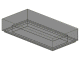 Lego Dlaždice 1 × 2 s drážkou průhledná černá