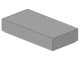 Lego Dlaždice 1 × 2 s drážkou světle šedá