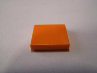 Lego Dlaždice 2 × 2 s drážkou oranžová