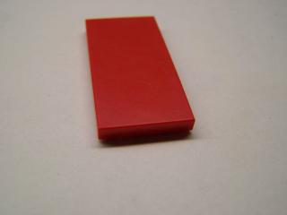 Lego Dlaždice 2 × 4 červená