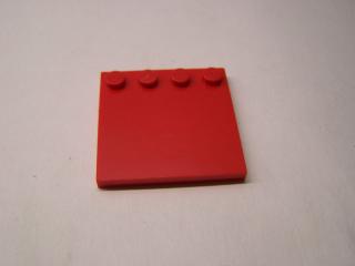 Lego Dlaždice upravená 4 × 4 s nopy na hranách červená