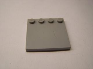 Lego Dlaždice upravená 4 × 4 s nopy na hranách světle šedá