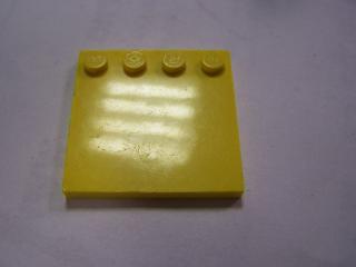 Lego Dlaždice upravená 4 × 4 s nopy na hranách žlutá
