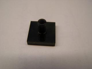 Lego dlaždice upravené 2 × 2 s nopem černá