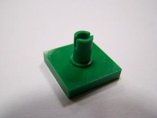Lego dlaždice upravené 2 × 2 s nopem zelená