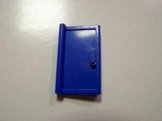 Lego Dveře 1 × 2 × 3 s vertikal držadlem modrá