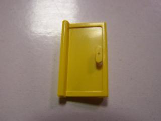 Lego Dveře 1 × 2 × 3 s vertikal držadlem žlutá