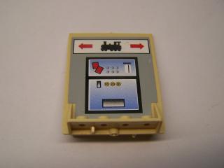Lego Dveře 2 × 5 × 5 otočný držák základní s vzorem prodejního automatu