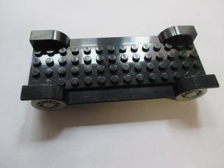 Lego Fabuland auto podvozek 14 × 6 nový typ bez háčku černá