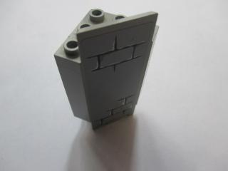 Lego Hradová Rohová Stěna s nálepkou kamenů 3 × 3 × 6 var. 2 světle modrošedá
