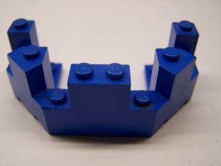 Lego Hradová věžička střecha 4 x 8 x 2 1/3 modrá