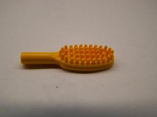 Lego Kartáč na vlasy krátká rukojeť 10 mm jasně světle oranžová