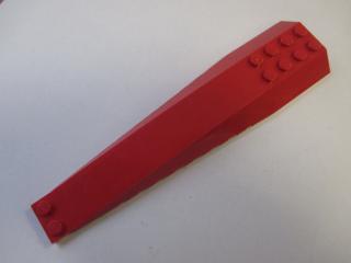 Lego Klín 16 × 4 trojitý zakřivený červená