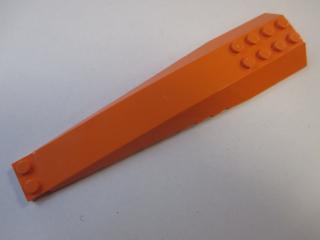 Lego Klín 16 × 4 trojitý zakřivený oranžová