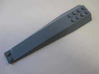 Lego Klín 16 × 4 trojitý zakřivený písečně modrá