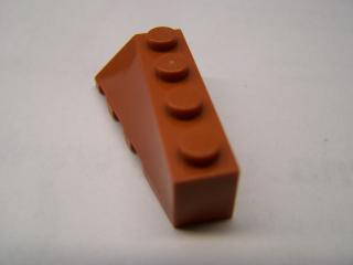 Lego Klín 2 × 4 šikmý pravý tmavě oranžová