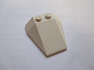 Lego Klín 4 × 4 trojitý bez nopových zářezů bílá