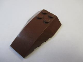 Lego Klín 6 × 4 trojitý zakřivený hnědá