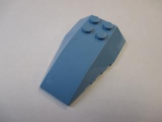 Lego Klín 6 × 4 trojitý zakřivený středně modrá