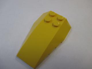 Lego Klín 6 × 4 trojitý zakřivený žlutá