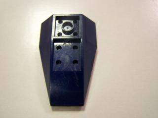 Lego Klín otočený 6 × 4 oblý tmavě modrá
