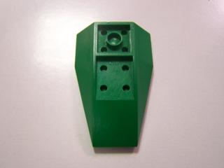 Lego Klín otočený 6 × 4 oblý zelená