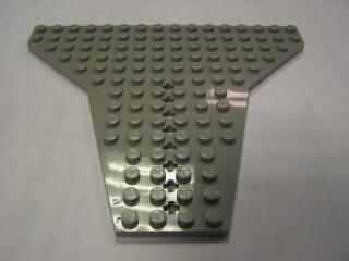 Lego Klín, placaté 16 × 14 světle šedá