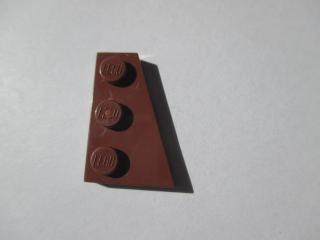 Lego Klín, placaté 3 × 2 červenohnědá, pravý